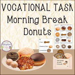 Vocational Task Morning Break Donuts